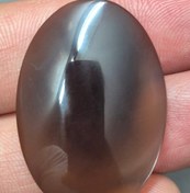 تصویر عقیق خرمایی سایز مدالی Agate doodi