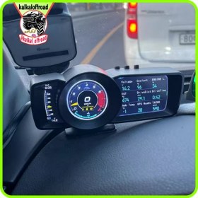 تصویر هدآپ دیسپلی مولتی گیج Tobys a600 obd2+gps 