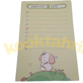 تصویر کاغذ یادداشت A5 فانتزی 