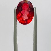 تصویر نگین توپاز قرمز كتدت اصل سایز 14*10 