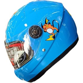 تصویر کلاه کاسکت بچه گانه PRS blue Children's motorcycle helmet PRS blue