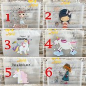 تصویر پوشه زیپ دار فانتزی سایز A4 