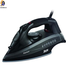 تصویر اتو بخار با کف سرامیک سایا/پارس خزر مدل COMBAT Steam iron with ceramic soleplate Saya/Pars Khazar model COMBAT