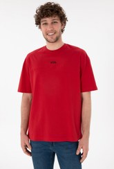 تصویر تی شرت مردانه قرمز یو اس پولو 
