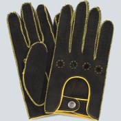 تصویر دستکش رانندگی چرم مون HM suede triton 