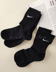 تصویر جوراب ساق بلند مشکی زنانه NIKE 