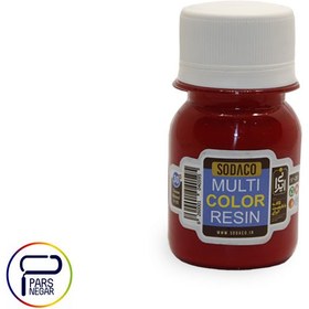 تصویر رنگ خمیری رزین قرمز کد 01606 