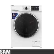 تصویر ماشین لباسشویی سام 9 کیلویی مدل P1475 _ نقره ای SAM WASHING MACHINE 9KG BL-P1475I