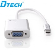 تصویر تبدیل TYPE C TO VGA DTECH -کد 413 