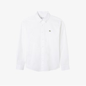 تصویر پیراهن مردانه لاکوست اورجینال سفید Lacoste CH2407 