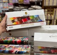 تصویر نخ گلدوزی ۵۰۰ عددی برند پنگوئن 