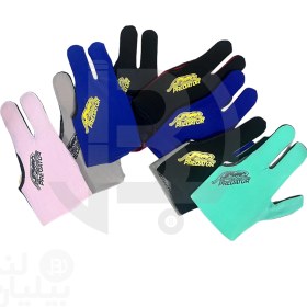 تصویر دستکش بیلیارد رنگبندی طرح پردیتور مدل DB20 Color Billiard gloves model DB20
