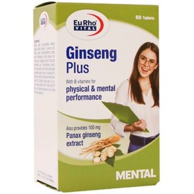 تصویر قرص جینسنگ پلاس یوروویتال 