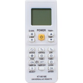 تصویر ریموت کنترل کولر گازی مدل KT-9018E 