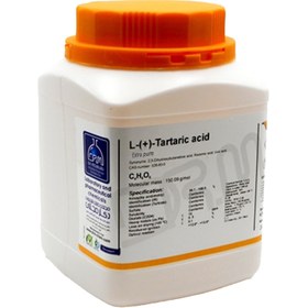 تصویر اسید تارتاریک آزمایشگاهی یک کیلوگرمی دکتر مجللی Tartaric acid Acid1 Kg. DR. MOJALLALI