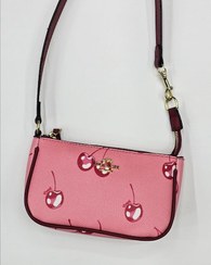 تصویر کیف دستی چرم صورتی گیلاسی - صورتی گیلاسی Coach Nolita 19