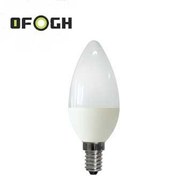 تصویر لامپ شمعی 8wکندل آفتابی افق led lamp bulb 8W ofogh