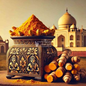 تصویر ادویه زردچوبه درشت ممتاز | چوب زردچوبه 