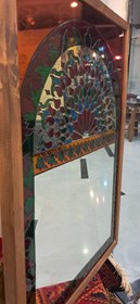 تصویر آینه سنتی با قاب چوبی ا Antique mirror Antique mirror