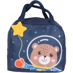 تصویر کیف غذا فانتزی طرح خرس فضانورد مدل BP-15 ا Fancy lunch bag with astronaut bear design code BP-15 Fancy lunch bag with astronaut bear design code BP-15