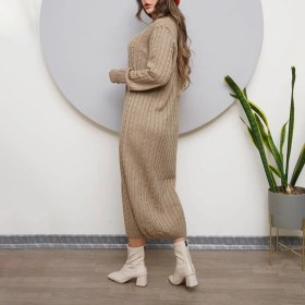 تصویر کفتان بافت مدل مارپیچ 