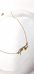 تصویر گردنبند طلایی استیل 