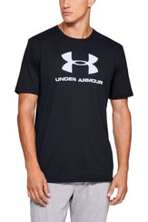 تصویر تیشرت آستین کوتاه مردانه سیاه برند under armour 1329590 Erkek Spor T-Shirt - SPORTSTYLE LOGO SS - 1329590-001