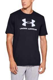 تصویر تیشرت آستین کوتاه مردانه سیاه برند under armour 1329590 Erkek Spor T-Shirt - SPORTSTYLE LOGO SS - 1329590-001