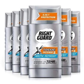 تصویر ضد تعریق و دئودورانت صابونی آقایان رایت گارد RIGHT GUARD Xtreme Defense 5 