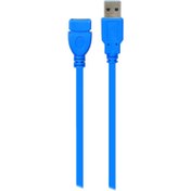 تصویر کابل 1.5 متری افزایش طول USB 3.0 رویال ا Royal USB 3.0 Extension Cable 1.5m Royal USB 3.0 Extension Cable 1.5m