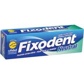 تصویر چسب دندان مصنوعی بدون طعم فیکسودنت 