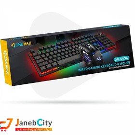 تصویر کیبورد و ماوس گیمینگ وان مکس (ONEMAX) مدل (OM-G5300) one max OM-G5300 keyboard