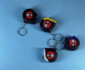 تصویر جاکلیدی متر | طراحی چندمنظوره | سبک و کاربردی Measuring Tape Keychain | Multi-Functional Design | Lightweight & Practical