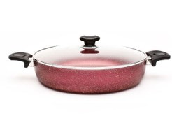 تصویر ماهیتابه زرساب سایز 30 مدل ویولت 