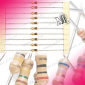 تصویر مقاومت 180 کیلو اهم 1/4 وات (0.25 وات) 5 درصد RESISTOR DIP 180K 0.25W