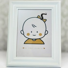 تصویر قاب عکس اولین کوتاهی مو 