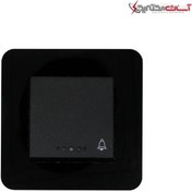 تصویر کلید زنگ پارت الکتریک مدل پارلا پلاس مشکی کد PE7550/01 پارت الکتریک - PE7550/01