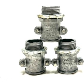 تصویر گلند فلزی دو پیچ 16 gland