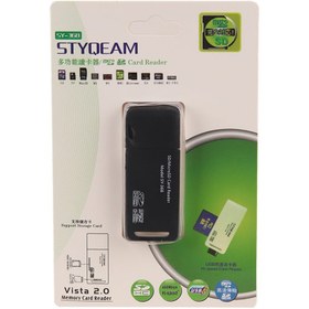 تصویر رم ریدر همه کاره Styqeam SY-368 Styqeam SY-368 Card Reader