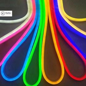 تصویر ریسه نئون فلکسی طول ۱ متر - سفید Neon Flexi 1 meter