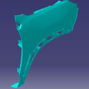 تصویر گلگیر جلو راست ام وی ام x22 پرو 