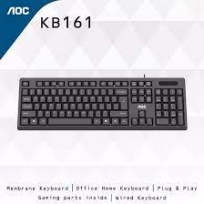 تصویر کیبورد سیم دار اورجینال AOC KB161 