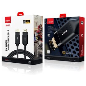 تصویر کابل HDMI هیسکا مدل HD-02 Hiska Hdmi Cable HD-02