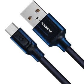 تصویر کابل شارژ 2 متری KOLUMAN KD-35 تایپ سی USB CABLE KOLUMAN 2M TYPE C MODEL KD-35