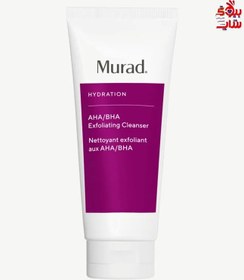 تصویر شوینده لایه بردار AHA,BHA مورد اصل اروپایی ۲۰۰میل Murad AHA/BHA EXFOLIATING - Gesichtspeeling 