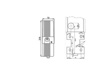 تصویر قفل برقی بی اف تی BFT EBP 220V 