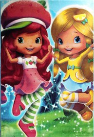 تصویر afrand machine carpet 700 reeds kids, Strawberry design, code 129 