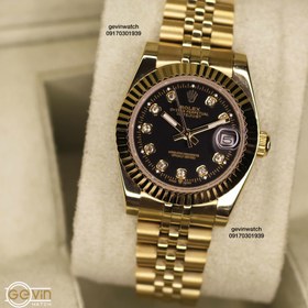 تصویر ساعت رولکس دیت جاست فلزی زنانه ROLEX DATE JUSTE