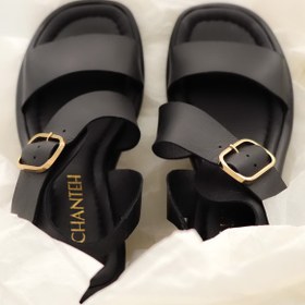 تصویر صندل زنانه چرم دبل 