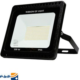 تصویر پروژکتور اس ام دی 100 وات روبان نور مدل PJ10001-B - مهتابی / 2 سال 100 watt SMD projector